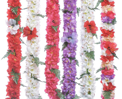 Shell Ginger Poepoe Lei - Asst (Pack of 6) - Beautiful Hawaii Gifts / Nani Makana