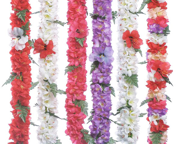 Shell Ginger Poepoe Lei - Asst (Pack of 6) - Beautiful Hawaii Gifts / Nani Makana