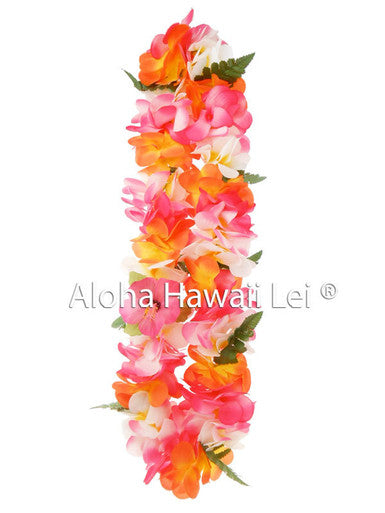 Plumeria/Jasmine Poepoe Lei (Pack of 6) - Beautiful Hawaii Gifts / Nani Makana