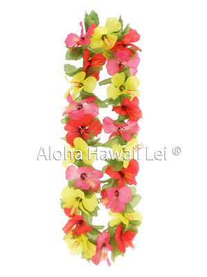 Small Hibiscus Lei - Asst (Pack of 6) - Beautiful Hawaii Gifts / Nani Makana