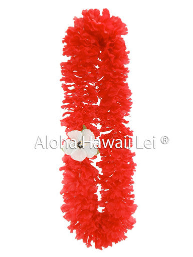 Large Carnation Lei Red Only (Pack of 6) - Beautiful Hawaii Gifts / Nani Makana