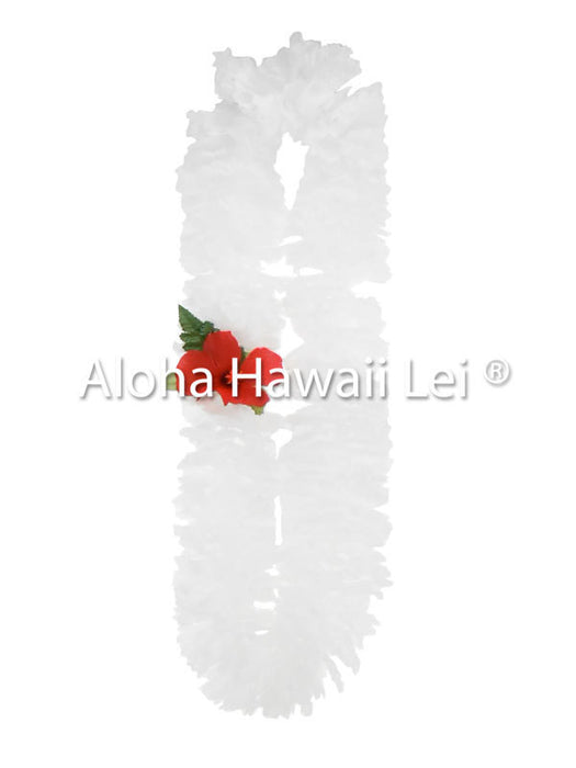 Large Carnation Lei  - White (Pack of 6) - Beautiful Hawaii Gifts / Nani Makana