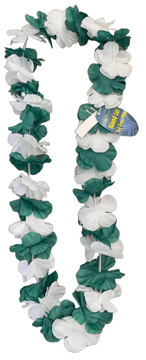 Island Lei – Green/White (25 Pack) - Beautiful Hawaii Gifts / Nani Makana