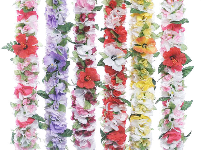 Rose Poepoe Lei  - Asst - Beautiful Hawaii Gifts / Nani Makana