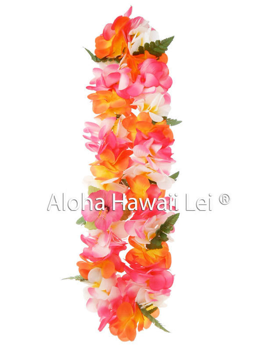 Plumeria/Jasmine Poepoe Lei (Pack of 6) - Beautiful Hawaii Gifts / Nani Makana