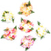 Plumeria Ponytail Holder, Assorted – 6 Pack - Beautiful Hawaii Gifts / Nani Makana
