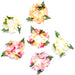 Plumeria Ponytail Holder, Assorted – 6 Pack - Beautiful Hawaii Gifts / Nani Makana