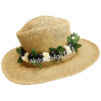 Large Kukui Nut w/Pikake Headband – 6 Pack - Beautiful Hawaii Gifts / Nani Makana
