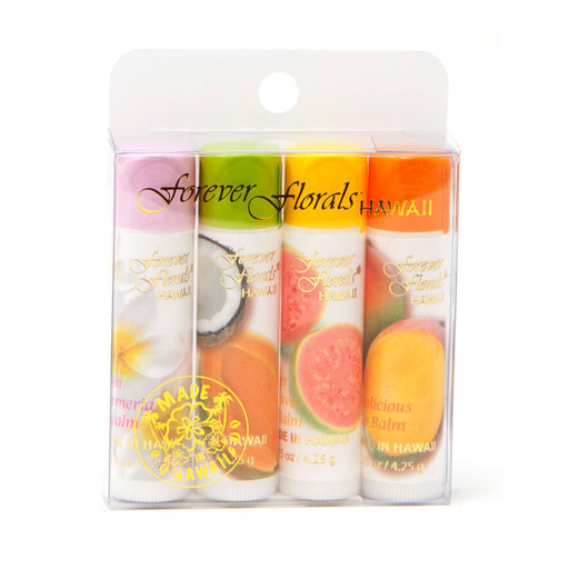Hawaiian Scented Lip Balm Assorted – 4 pack - Beautiful Hawaii Gifts / Nani Makana