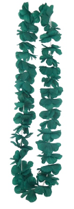 Island Lei - Green (25 Pack) - Beautiful Hawaii Gifts / Nani Makana